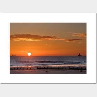 North Sea Sunrise Panorama Posters and Art